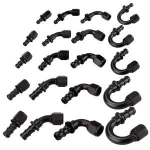 Conector de Tubería de Aceite Automotriz AN4 AN6 AN8 AN10 AN12 de Aleación de Aluminio de Ajuste Rápido, Conexión Invertida para Enfriador, para Actualización y Reequipamiento - Product Image 2