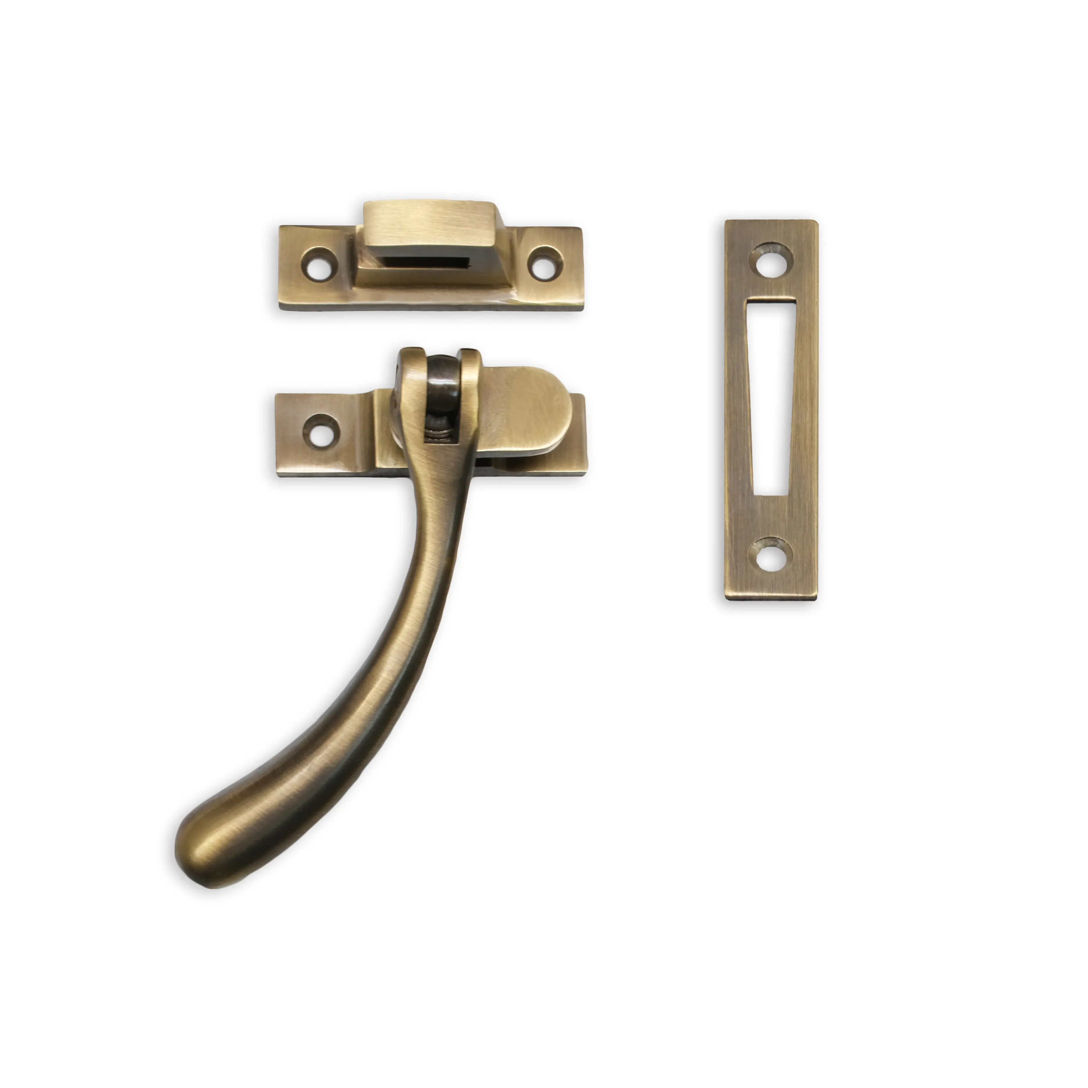 Casement fastener window locking Reversible solid brass antique brass heavy duty hardware modern style wholesale