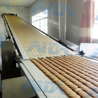 Ligne de production de biscuits industrielle avec four tunnel à gaz pour biscuits durs, mous et biscuits sablés – Prix compétitif