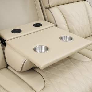 Hot Sale Leather Reversible Headrest <b>LED</b> Lights Power Sofa Set Recliner Function Apartment Living Room Furniture - Product Image 3