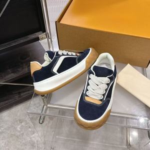 Chaussures de marche et de skate de luxe pour hommes, de haute qualité, à lacets, avec empeigne en mesh et tissu - Product Image 2