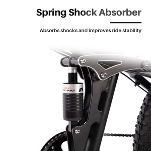 Bicicleta Elétrica ODM T6 de 26 Polegadas com Pneus Largos, Freios a Disco, Suspensão Total, Freio a Disco Hidráulico para Adultos - Estoque Local nos EUA - Product Image 6