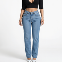 Nouveau Jean Femme Tendance à Lacets Coupe Slim avec Œillets Contrastants Créatifs au Dos et Bretelles – Vente en Gros