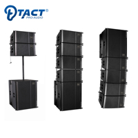 Nouveau design, système de sonorisation Line Array amplifié 10 pouces, mini enceinte Line Array pour église