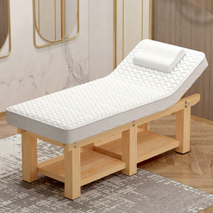 Latex beauty <b>bed</b> solid wood massage <b>bed</b> traditional Chinese medicine therapy <b>bed</b> beauty salon massage <b>bed</b> - Product Image 3