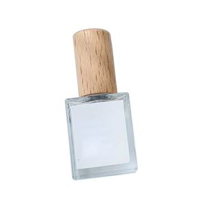Flacon vaporisateur de parfum en verre haut de gamme 10 ml avec capuchon en bois, portable pour voyage, flacon échantillon haut de gamme à visser - Product Image 5