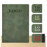 Diario Personalizado al por Mayor A5 con Correa Elástica, Diario de Cuero PU con Logotipo de Marca Impreso, Bloc de Notas, Cuaderno de Cuero PU