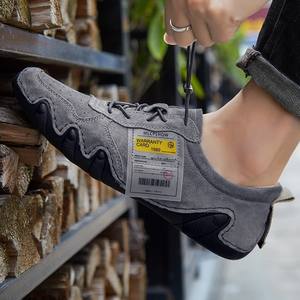 Zapatos de Cuero Genuino Transpirables para Hombre, Venta Directa de Fábrica, Zapatos Planos de Moda para Caminar, Deportes, Mocasines, Zapatos de Conducir para Hombre - Product Image 3