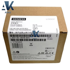 โมดูลลอจิก LOGO 8 รุ่นใหม่แท้ 12/24RCE 6ED10521MD080BA1 6ED1052-1MD08-0BA1 - Product Image 1