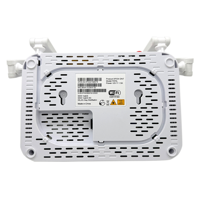 XPON ONT F870L  4GE+Tel+2.4G/5G WIFI AC1200Mbps Epon WIFI5  Gpon Wifi Router FTTH Fiber Optic ONU XPON