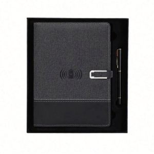 A5 Promotional Agenda Recycled Loose-Leaf Printed Exercise Book Smart Diary Wireless Charger Powerbank Gift Inteligente Reusable - Product Image 2