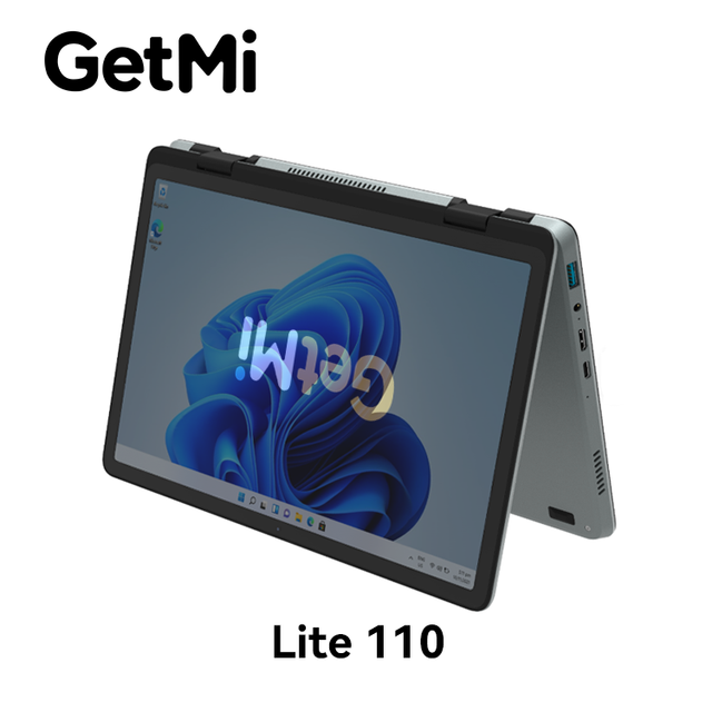 GetMi Lite 110 Mini Laptop 11 Inch IPS FHD Touch Screen Yoga 360 Flip Education Notebook High Resolution 1920*1200