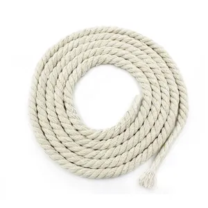 10mm recycled thick organic 100% cotton rope 6mm for sale DIY basket