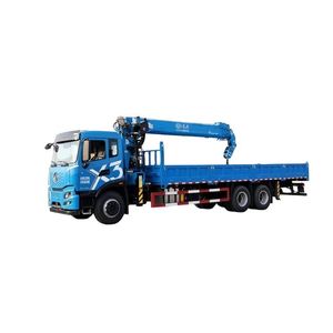 Dongfeng 6*4 Heavy Duty Truck Mounted Crane with 12 Ton Straight Boom Crane, Strong <b>Power</b> Fast Start for Construction Hoisting - Product Image 1