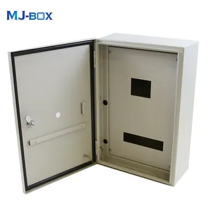 Sheet metal fabrication outdoor IP67 waterproof galvanized steel hinged metal enclosure electrical distribution box for telecom