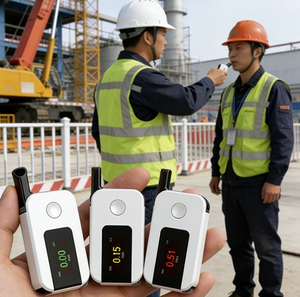 Mini détecteur de cellule à combustible ultra-léger rechargeable avec écran LCD IPS, éthylotest haute précision avec enregistrement des tests pour voiture/bar/école - Product Image 1