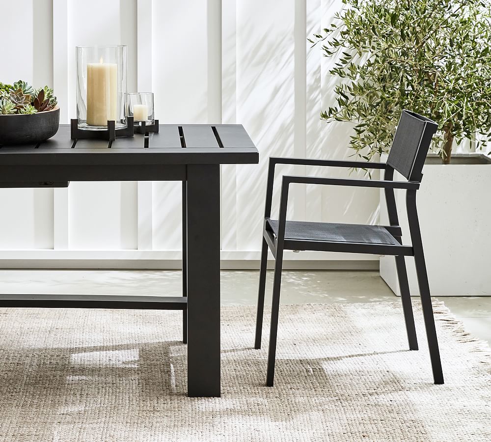 metal dining table and dining chair set black printed outdoor dining table set