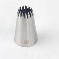 # 6B OEM DIY Hot Sale Benutzer definiertes Logo Große Größe 1 Stück Back zubehör 304 Edelstahl Kuchen Dekoration Werkzeug Rohrleitung Düsens pitze