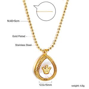 Joyería Vintage, Collar de Moda con Perlas Multicapa, Chapado en Oro de 18K sobre Acero Inoxidable (usado) - Product Image 3