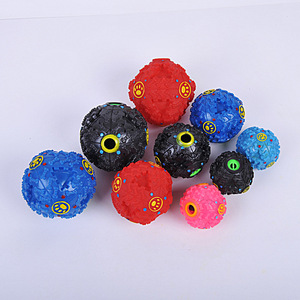 Dog <strong>Toy</strong> Ball for Aggressive Chewers, Interactive Fetch Dog Ball Non-Toxic Elastic Rubber <strong>Pet</strong> Chew <strong>Toys</strong> - Product Image 5