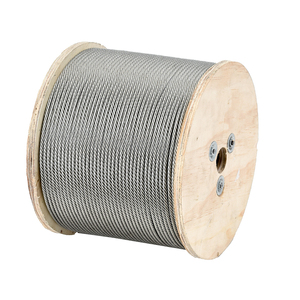 Cable de Acero Inoxidable 304/316 de <span class=keywords><strong>Alta</strong></span> Tensión, 7*7 Hilos, de 2mm/3mm/4mm/5mm a 22mm - Product Image 1
