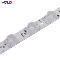 Barre lumineuse LED intelligente RVB SMD3030 IP20 18Leds/pcs bande lumineuse LED numérique RVB latérale 12V pour boîte à lumière Double face