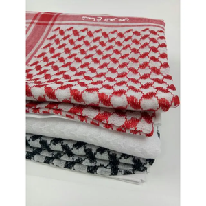 Bon prix adulte saoudien Palestine Keffiyeh <span class=keywords><strong>rouge</strong></span> Shemagh arabe Premium enveloppement musulman couvre-chef <span class=keywords><strong>foulard</strong></span> pour hommes musulmans - Product Image 2