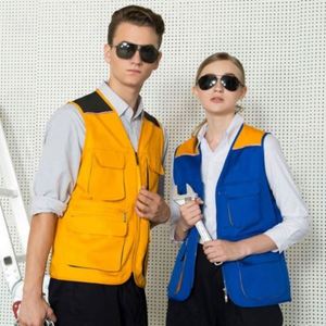 Men Safety Protective <b>Jacket</b> for Construction Site Color Matching Waistcoat Protective <b>Reflective</b> Vest - Product Image 5