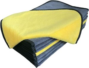 Toalla de Microfibra para Lavado de Autos NOVISON - Paño de Limpieza Rectangular Súper Absorbente y de Secado Rápido - Product Image 1