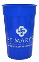 Tasse de stade lisse en plastique jetable 10oz 16oz 22oz 32oz Tailles Logo personnalisé pour les occasions de fête