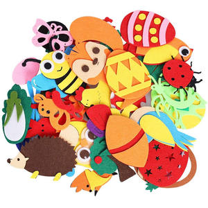 Venta caliente fieltro comida mezclar y combinar juguetes juego de simulación educativo <span class=keywords><strong>Pizza</strong></span> comida rápida DIY hacer <span class=keywords><strong>juegos</strong></span> de manualidades para niños pequeños y niños - Product Image 6