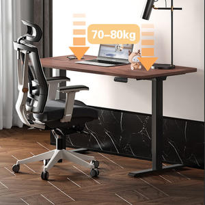 Escritorio Minimalista de PVC con Altura Ajustable Eléctrica para Oficina en Casa, <span class=keywords><strong>Estudio</strong></span>, Dormitorio, Uso con Computadora - Product Image 3