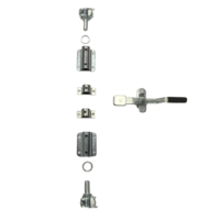 Accessoires de conteneur d'expédition barre de verrouillage de porte pièces de verrouillage de torsion serrure de conteneur portes arrière ensemble Kits de charnière d'angle