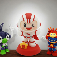 Figurine PVC 3D personnalisée de dessin animé, boîte mystère, poupée de collection, ornement de bureau, cadeau promotionnel OEM, rentrée scolaire