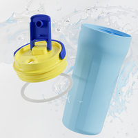 Bouteille d'eau en plastique écologique sans BPA avec poignée, portable, pour sports de plein air, à boire directement, réutilisable, vente en gros
