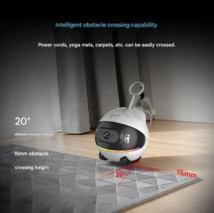 Robot caméra interactif <span class=keywords><strong>pour</strong></span> <span class=keywords><strong>animaux</strong></span> de compagnie avec conception de tumbler automatique 135 °   Caméra <span class=keywords><strong>pour</strong></span> <span class=keywords><strong>animaux</strong></span> de compagnie à vision nocturne grand angle avec connectivité 4G et portée de 10 m - Product Image 1