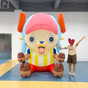 Ballon gonflable géant Tony Tony Chopper, mascotte de l'anime One Piece, modèle publicitaire pour événements, imperméable, couleurs personnalisables - Product Image 1