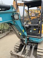 Miniexcavadora Kubota U20 U30 con giro de cola cero, orugas de goma, excavadora portátil con motor hidráulico, herramienta para zanjado de paisajes