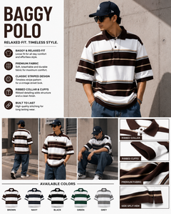 เสื้อโปโลผู้ชายทรงหลวม พิมพ์โลโก้ได้ แขนสั้น ระบายอากาศ แห้งเร็ว สวมใส่สบาย เหมาะสำหรับทีม - Product Image 3