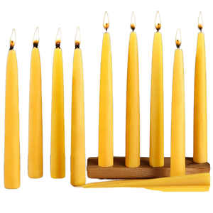 Vela cónica hecha a mano con cera de soja, vela larga para decoración del hogar, bodas, Navidad, actividades religiosas, decoración del hogar, regalos. - Product Image 3