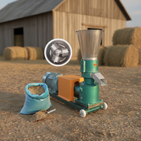 Mini machine de fabrication de granulés pour animaux de ferme (volailles, poissons, porcs, chèvres, bovins, chats) - Machine de granulation d'aliments pour animaux