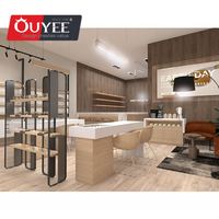 Meubles pour magasin d'optique, présentoir à lunettes de soleil, décoration de centre commercial, bois MDF, verre trempé, OUYEE OY-OSD127, garantie 3 ans
