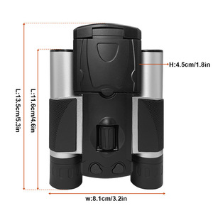 Jumelles de vision nocturne avec écran de 2,5 pouces, CMOS numérique 10-20MP avec écran LCD pivotant pour l'observation des oiseaux en extérieur - Product Image 3