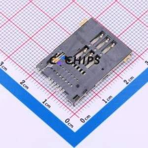 C7020-02 SIM Card Connector SMD Connector Self-Return Type Card Holder - Product Image 2