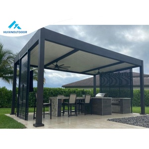 Abri <span class=keywords><strong>de</strong></span> relaxation <span class=keywords><strong>de</strong></span> jardin <span class=keywords><strong>de</strong></span> qualité supérieure avec toit étanche Gazebo - Product Image 4