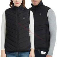 Fabricant OEM Veste chauffante unisexe rechargeable USB pour homme pour l'hiver 2 4 9 zones Gilet chauffant thermique chauffant