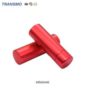 Emballage de tube de rouge à lèvres rechargeable à étiquette privée, tube rond en aluminium pour rouge à lèvres, baume à lèvres, tube de rouge à lèvres en métal - Product Image 5