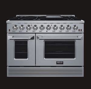 SENG ETL معتمد للمطبخ من الفولاذ المقاوم للصدأ 48 "مجموعة كهربائية احترافية قائمة بذاتها مع فرن للمنزل - Product Image 2