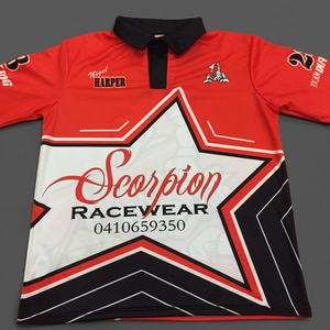 Chemises de pit crew personnalisées sublimées 2023 - Vêtements de sport grande taille % polyester, séchage rapide, respirantes - Product Image 3
