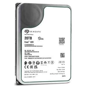 ฮาร์ดดิสก์สำหรับเซิร์ฟเวอร์ภายในขนาด 20TB ระดับองค์กร ความเร็ว 6Gb/s 7200RPM ขนาด 3.5 นิ้ว สำหรับศูนย์ข้อมูล NAS ความจุ 256MB รุ่น ST20000NM007D - Product Image 1